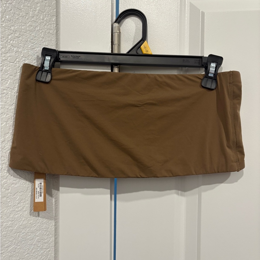 NWT SKIMS Brown Tube Top